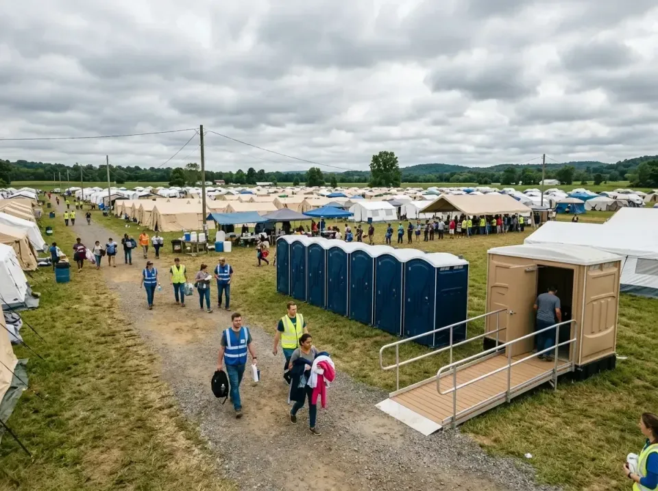 disaster-relief-camp-restrooms-010 — frequently asked questions, Dumpster & Portable Bathrooms Rental in Bono, AR
